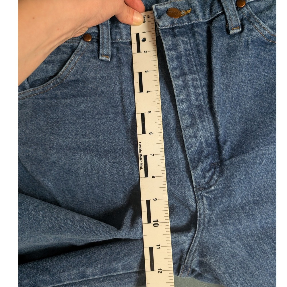 Wrangler Cowboy Cut Slim Fit Jeans Mens 34x36 Blue 936PWD High Rise - Picture 7 of 11